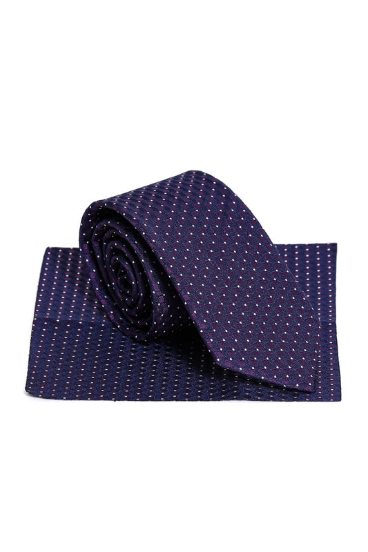 KOALA SYDNEY Cube Patterned  Men Purple Tie – Wessi