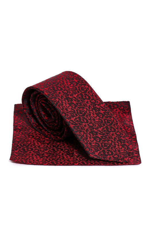 KOALA SYDNEY Patterned Men Claret Red Tie – Wessi