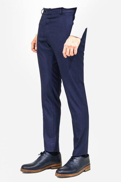 KOALA SYDNEY  Plain Navy Blue Men Trousers -