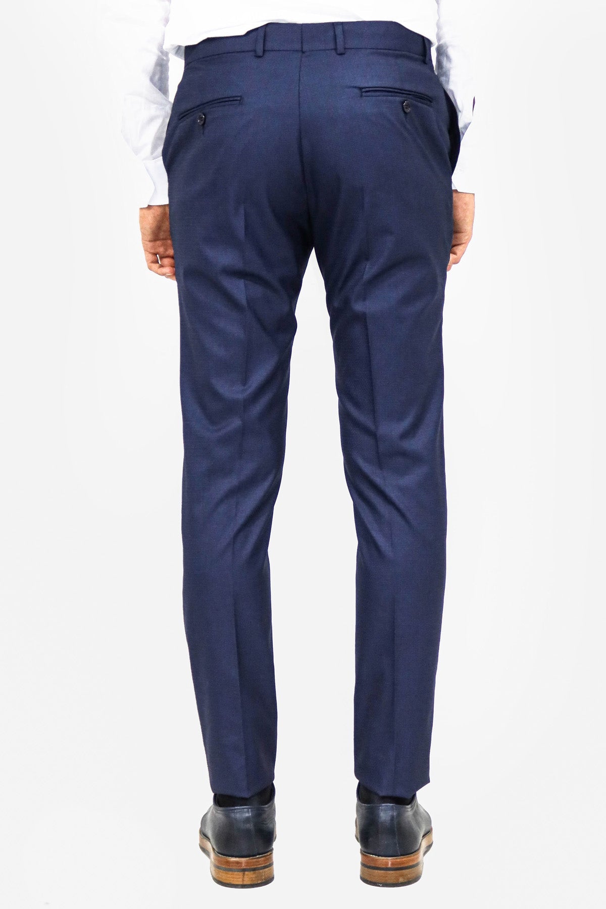 KOALA SYDNEY  Plain Navy Blue Men Trousers -