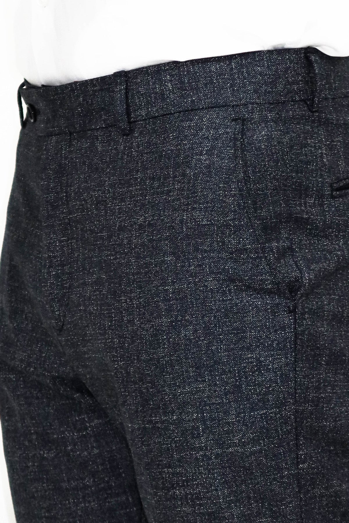 Plain Navy Blue Men Trousers