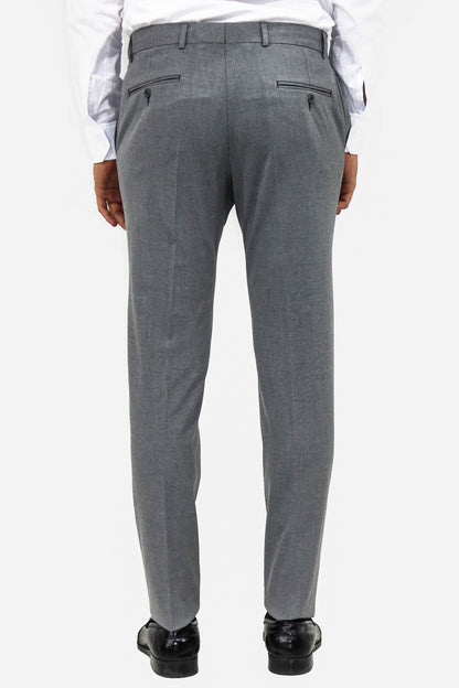 KOALA SYDNEY Plain Grey Men Dress Pants