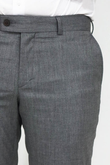 KOALA SYDNEY Slim Fit Textured Dark Grey Men Trousers