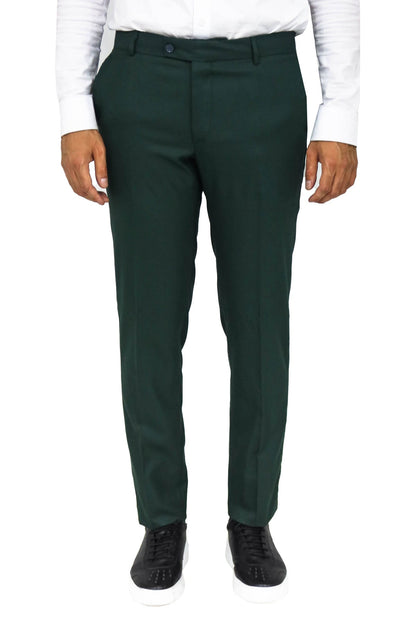 KOALA SYDNEY  Beige Striped Double-Breasted Blazer with Green Pants and Floral Tie - Business Look