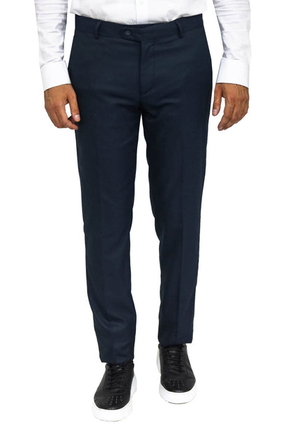 KOALA SYDNEY Slim Fit Textured Oil Green Men Trousers