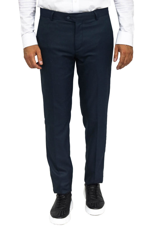 KOALA SYDNEY Slim Fit Textured Oil Green Men Trousers