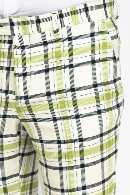 KOALA SYDNEY Slim Fit Checked Grey Men Pants