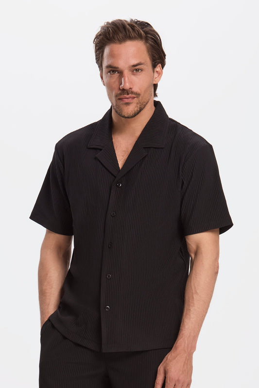 KOALA SYDNEY  Pleated Short Sleeve Shirt