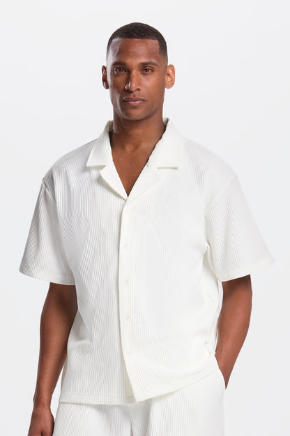 KOALA SYDNEY  Pleated Short Sleeve Shirt