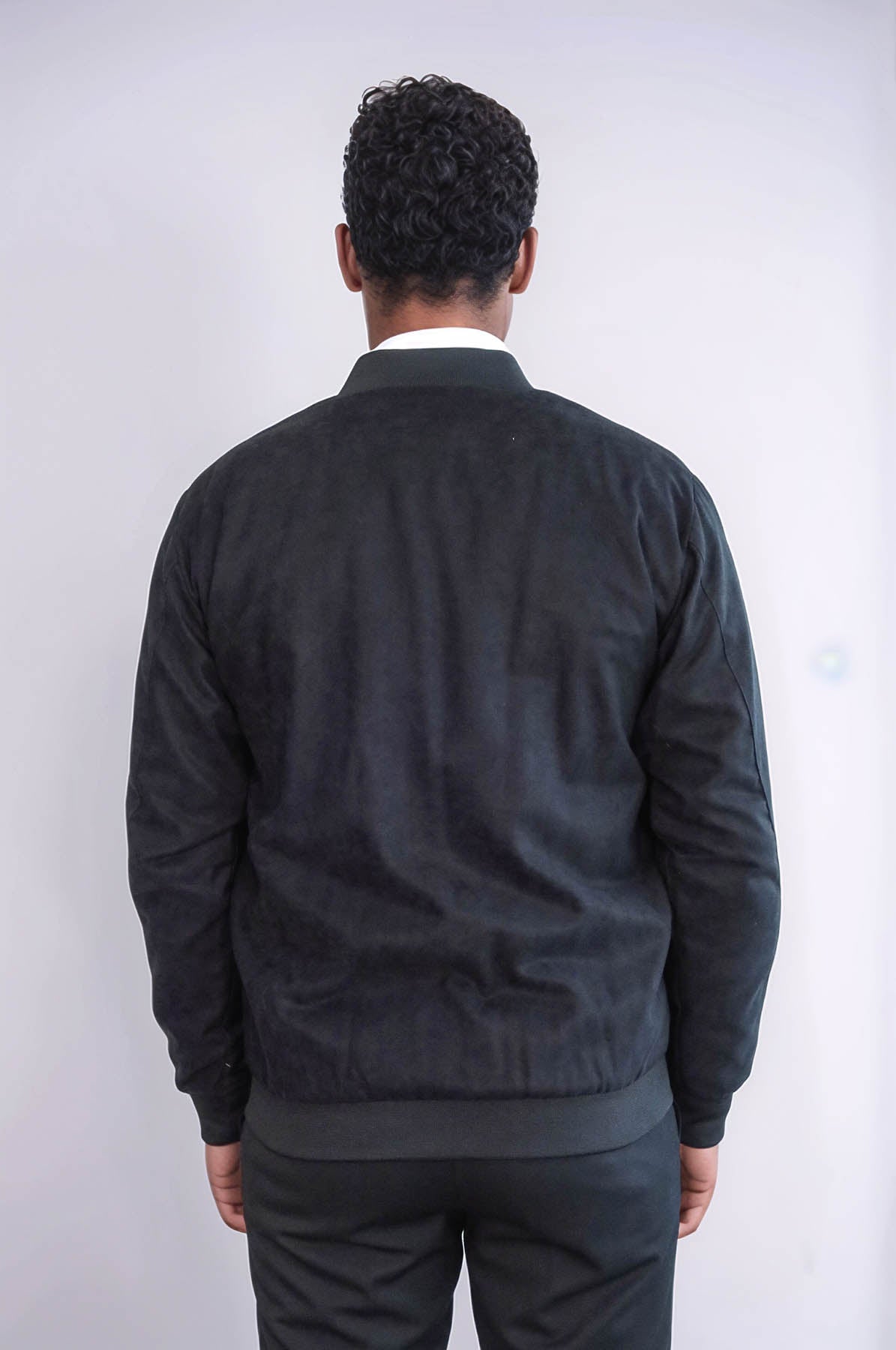 KOALA SYDNEY  Plain Zippered Pockets Black Men Bomber Coat