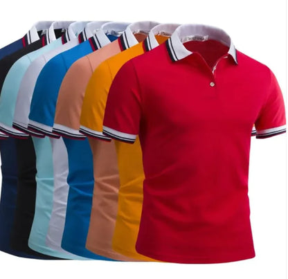 Men's Fashion Casual Lapel Polo Shirt