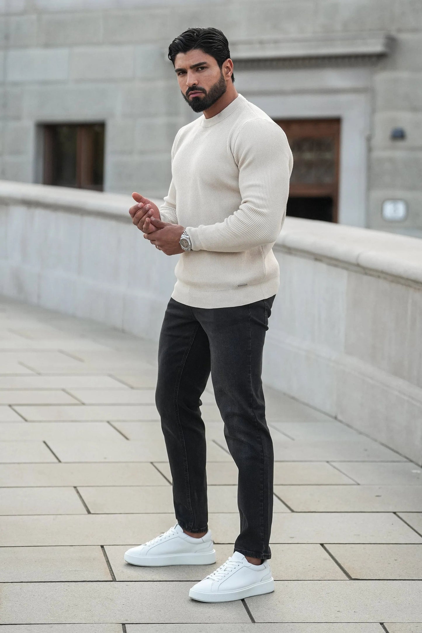 Renzo Classic Crewneck Sweater