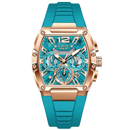 LIGE Square Quartz Men’s Watch