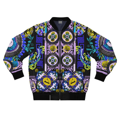 Japanese-Style Graphic Bomber Jacket