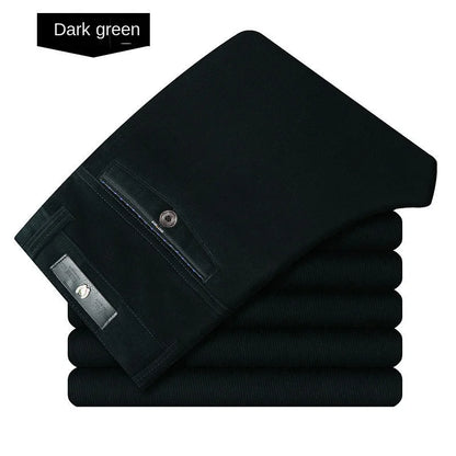Men’s Autumn & Winter Corduroy Fleece-Lined Pants