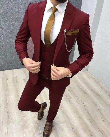 Classic Slim Fit Men’s Wedding Suit