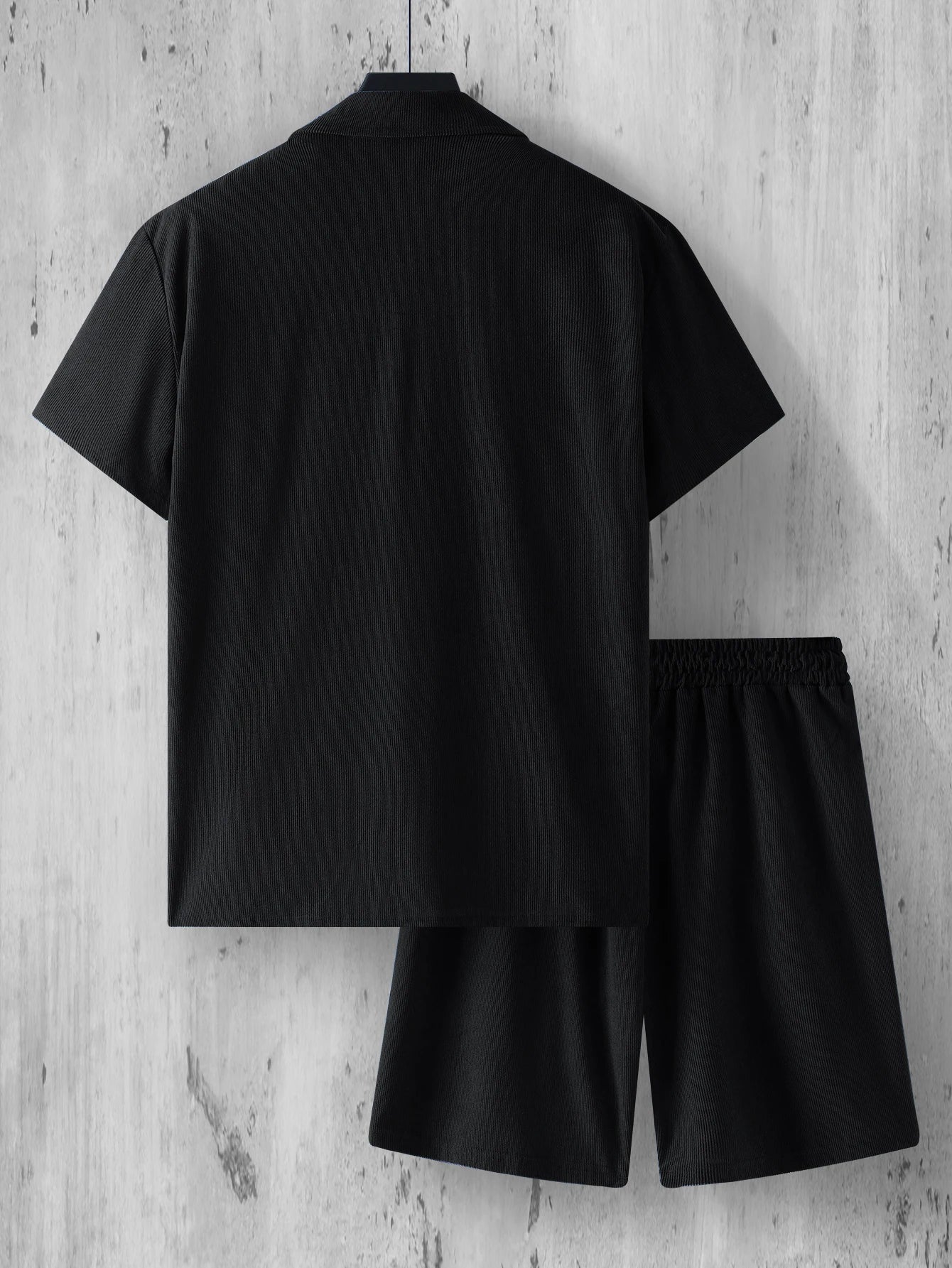 Men’s Summer Short Sleeve Shirt + Shorts Sports Suit