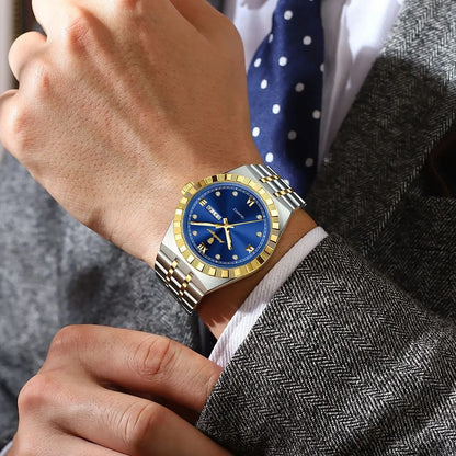 POEDAGAR Luxury Luminous Men’s Quartz Watch