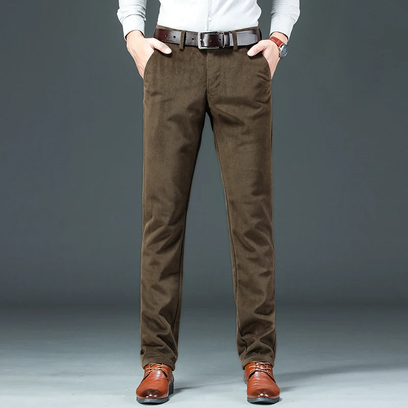 Autumn-Winter Men’s Straight Corduroy Jeans