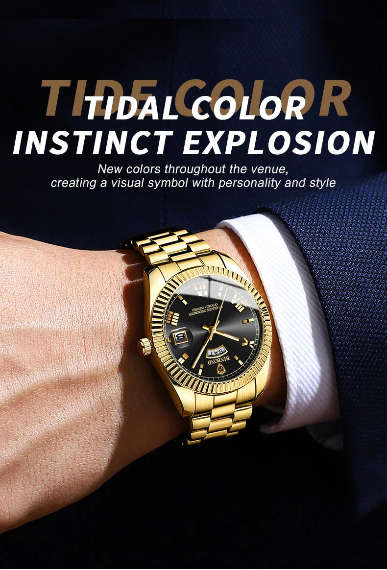 BINBOND Luxury Men’s Quartz Watch