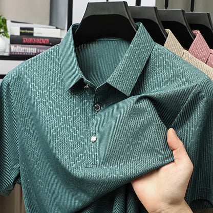 Luxury Ice Silk Men’s T-Shirt