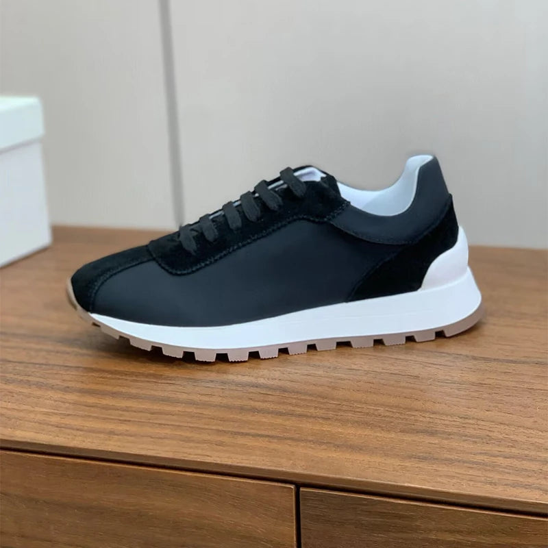 Men's Thick-Soled Lace-Up Sneakers