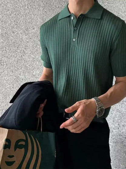 Casual Loose-Fit Polo Shirt