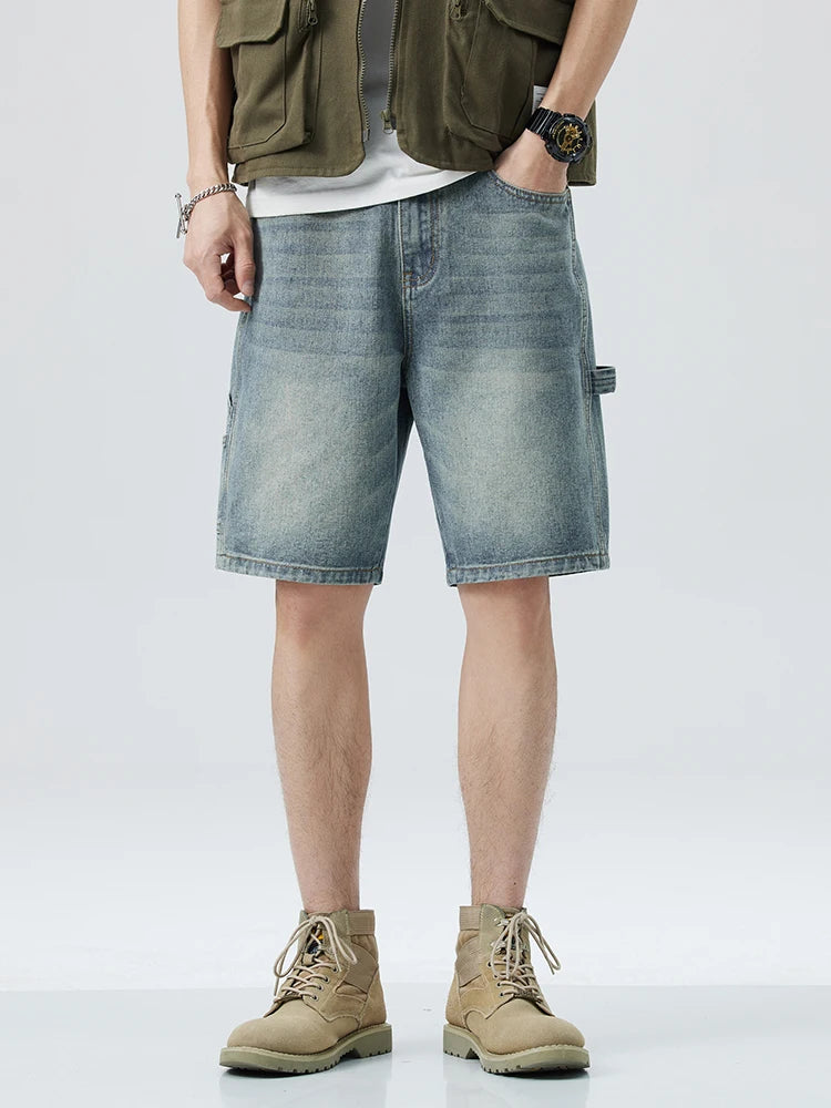 Men’s Summer Streetwear Denim Shorts