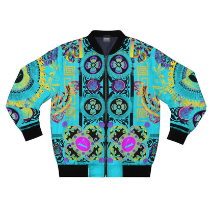 Japanese-Style Graphic Bomber Jacket