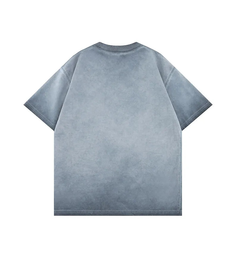 2025 Men's Oversized Gradient Vintage Tee