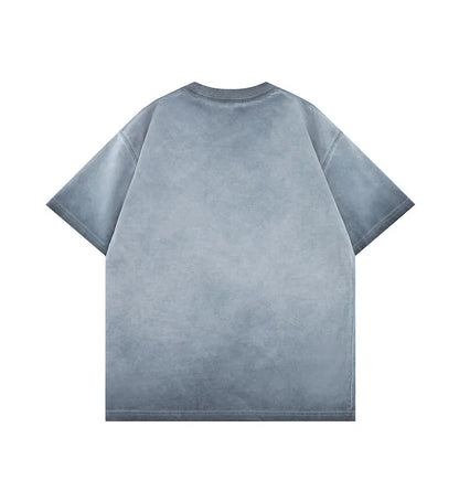 2025 Men's Oversized Gradient Vintage Tee