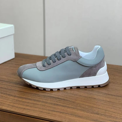 Men's Thick-Soled Lace-Up Sneakers