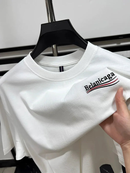 2025 Summer Men’s Luxury Cotton T-Shirt