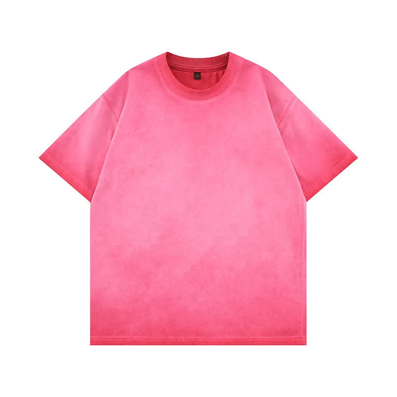 2025 Men's Oversized Gradient Vintage Tee