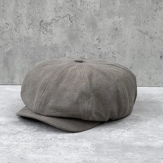 Cotton Linen Newsboy Cap
