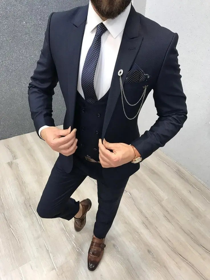 Classic Slim Fit Men’s Wedding Suit