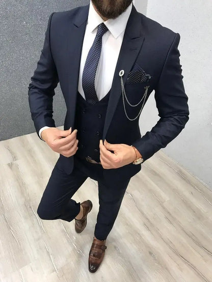 Classic Slim Fit Men’s Wedding Suit