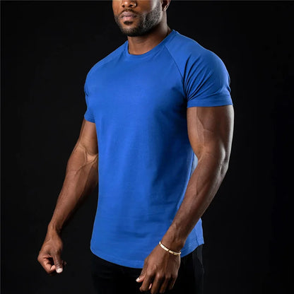 KOALA SYDNEY  Men's Slim Fit Cotton Workout Tee for Fitness & Bodybuilding
