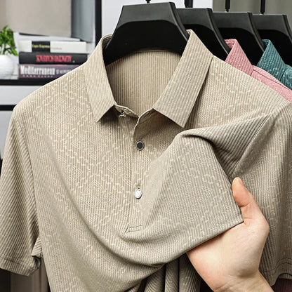 Luxury Ice Silk Men’s T-Shirt