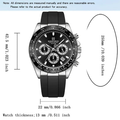 NAVIFORCE Luxury Men’s Quartz Sport Watch