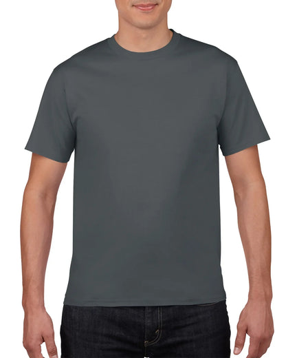 Solid Color O-Neck Tee for Men