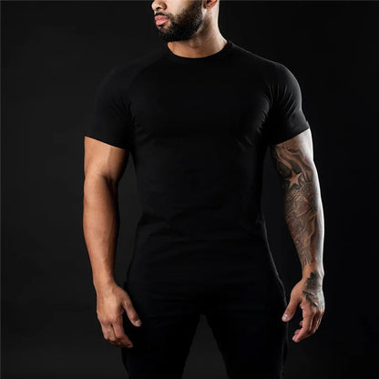 KOALA SYDNEY  Men's Slim Fit Cotton Workout Tee for Fitness & Bodybuilding