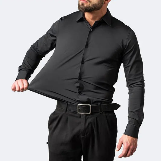 KOALA SYDNEY  Koala Sydney Men's Slim Fit Long Sleeve Shirt – Business Casual & Elegant