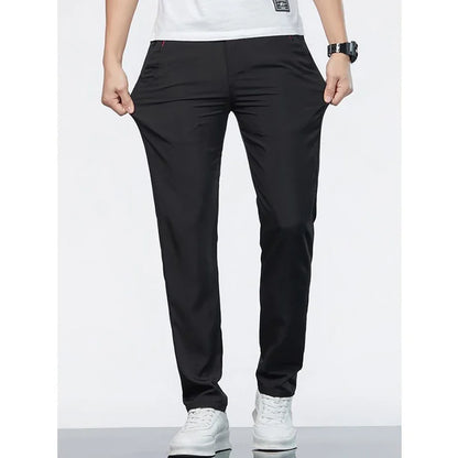 Men's Slim Fit Business Stretch Trousers