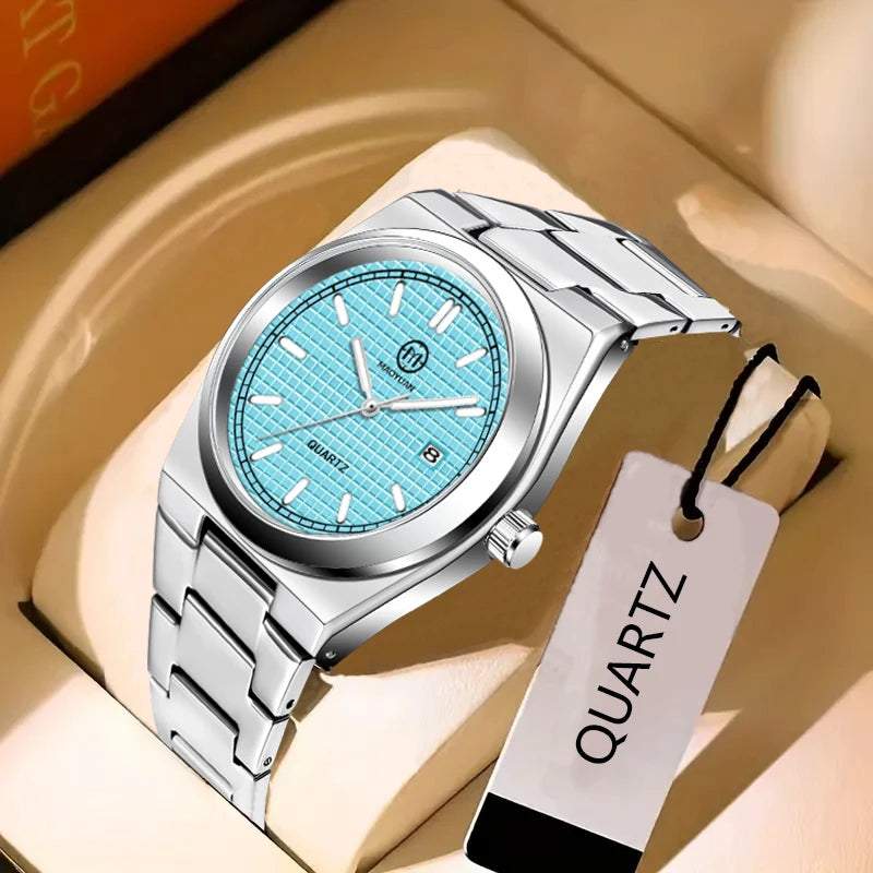 Men's Luxury Sports Watch Waterproof Quartz Timepiece for Casual & Athletic Style