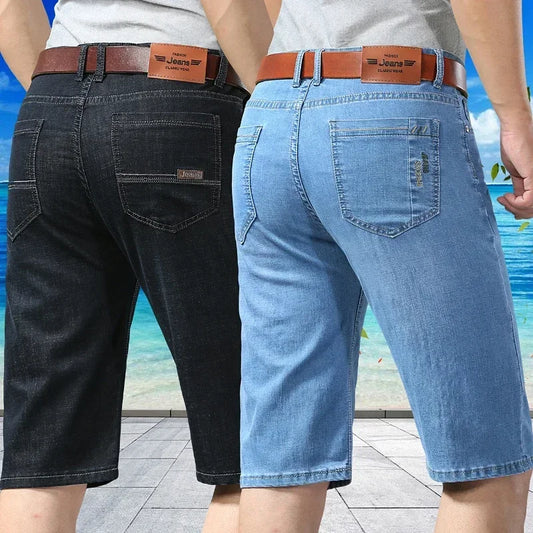 Men’s Summer Light Wash Denim Shorts