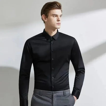 KOALA SYDNEY  Koala Sydney Men's Slim Fit Long Sleeve Shirt – Business Casual & Elegant