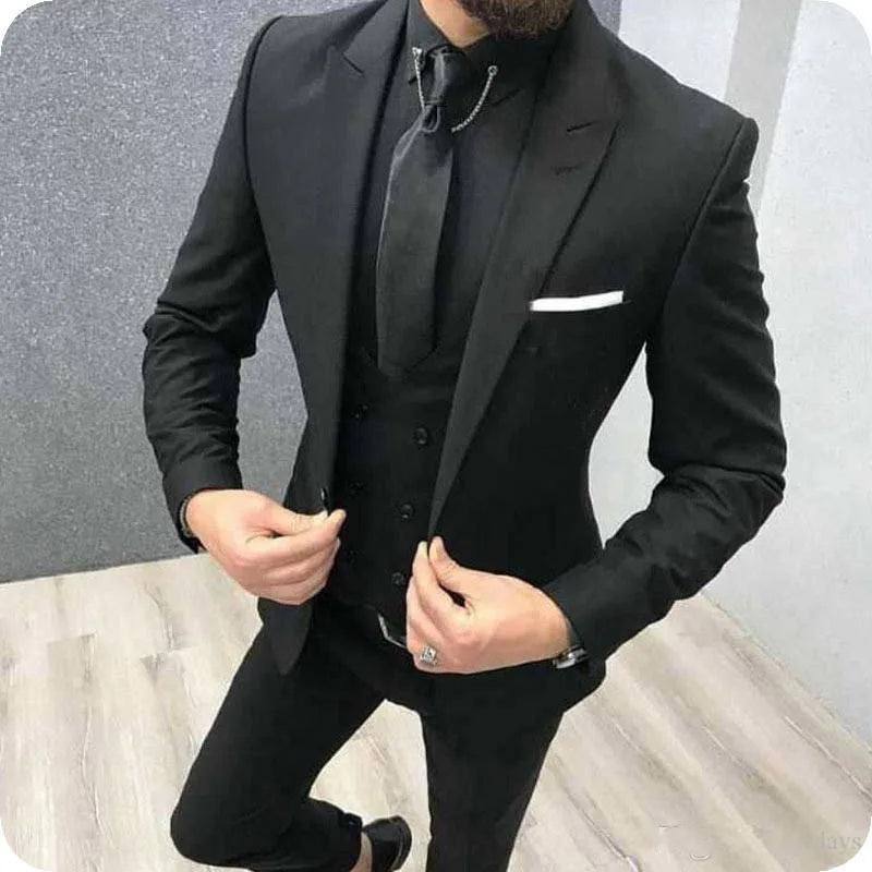 Classic Slim Fit Men’s Wedding Suit