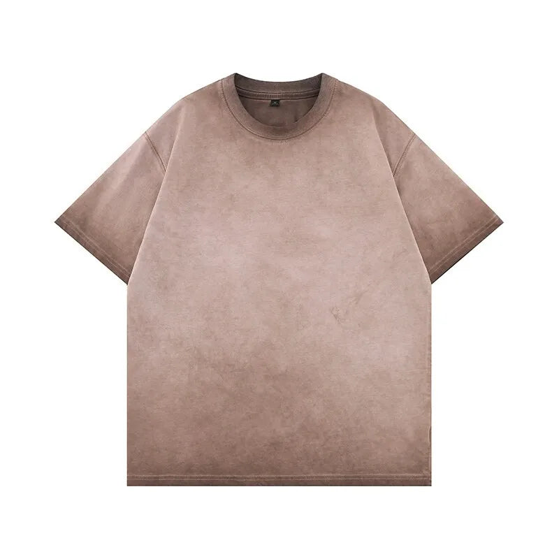 2025 Men's Oversized Gradient Vintage Tee