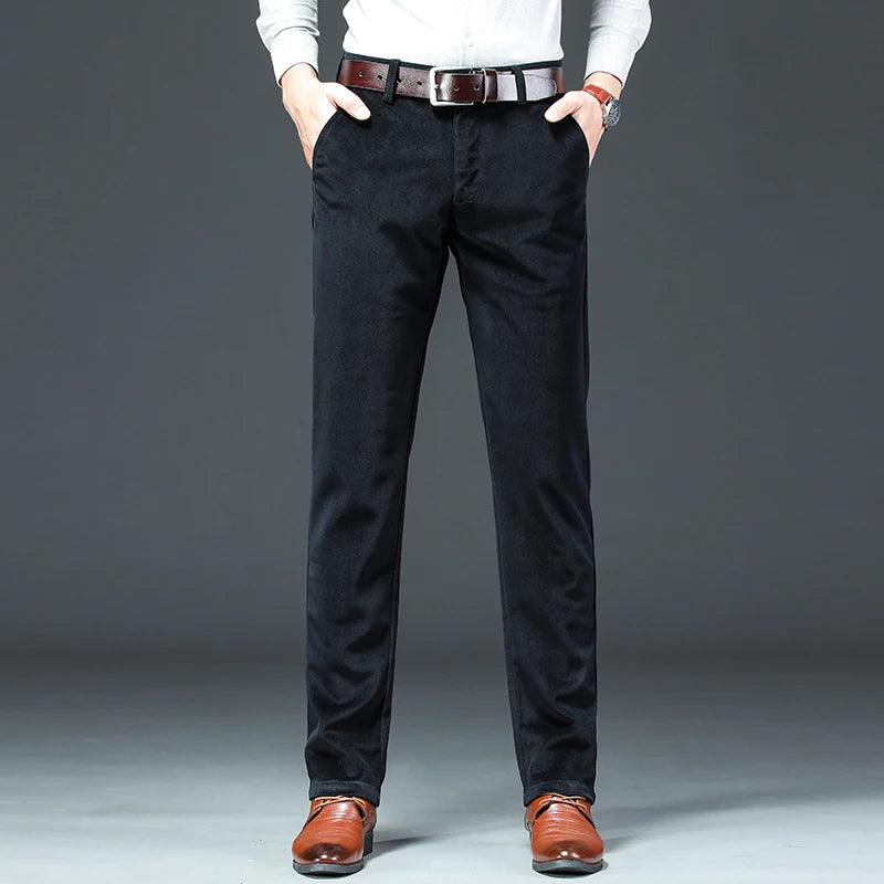 Autumn-Winter Men’s Straight Corduroy Jeans